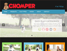 Tablet Screenshot of chomperbrand.com